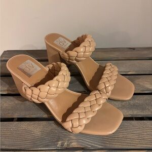 DV by Dolce Vita Women's Beige Braided Wedge Sandals